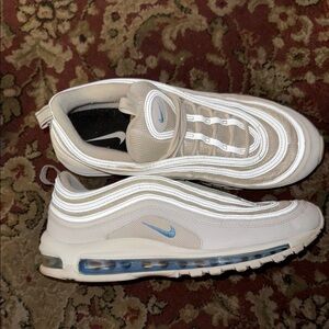 Nike Air Max 97 Sneakers in White and Blue